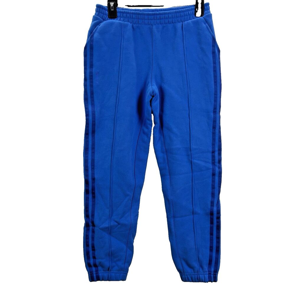 Adidas IVY PARK Unisex Boys Girls Kids M Sweatpants HD3176 Glory Blue Pockets